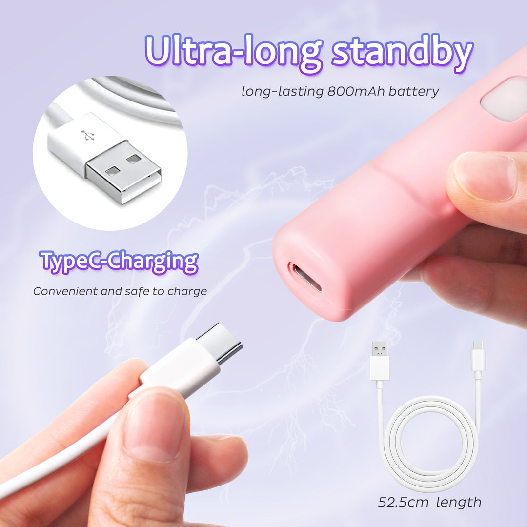 Electric diamond painting pen with removable head for easy, compact storage